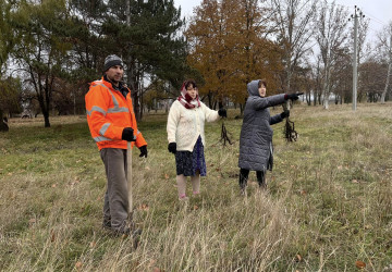 Plantarea la grădinița de la Copanca